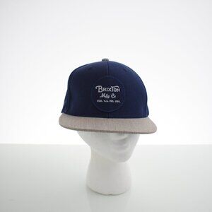 Brixton Co Blue Hat w/ Grey Bill - Snapback